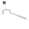 Prime-Line Round Bend Screw Hooks, 3/8 in. X 4-7/8 in., Zinc Plated Steel (10 Pack) 9068872 - alternate 2